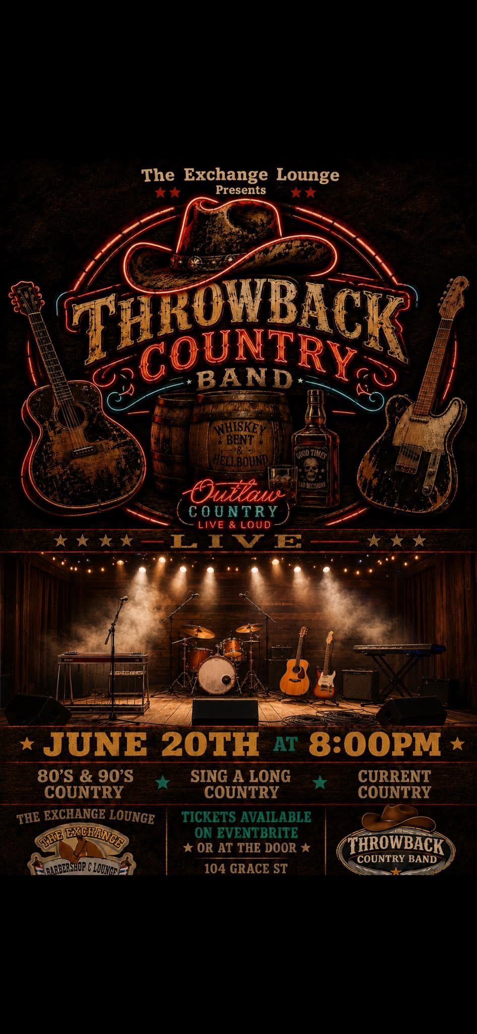 Throwback Country Live at The Exchange Lounge