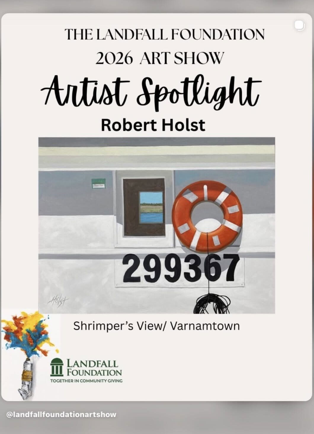 Landfall Foundation 2026 Art Show
