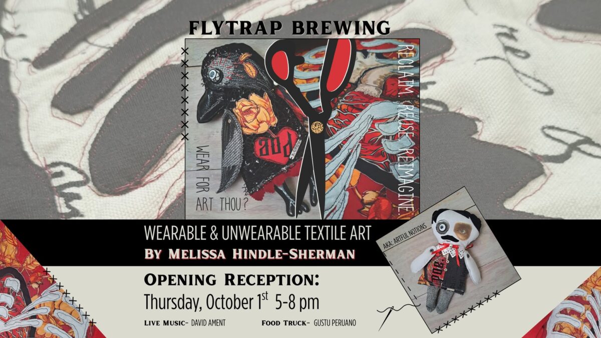 Art Opening Reception: “Wear For Art Thou” by Melissa Hindle-Sherman