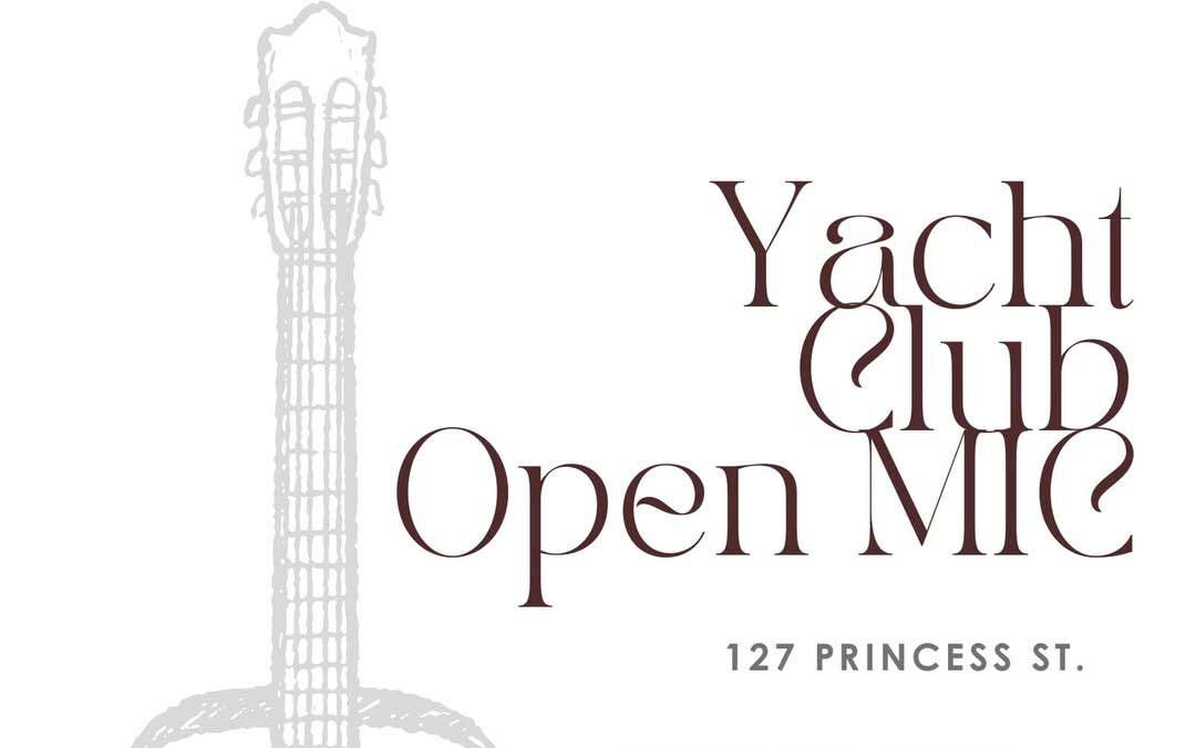 Open Mic Night at Yacht Club – Nov 15