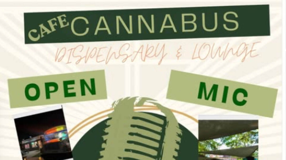 Open Mic at Cafe Cannabus — 10/22
