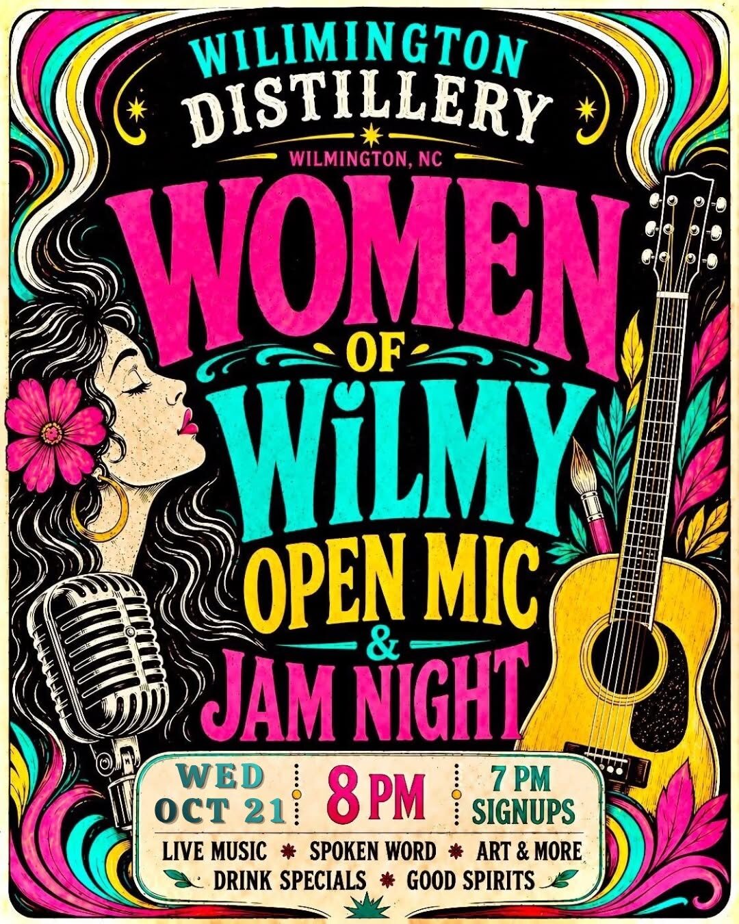 TREYA’s Women of Wilmy Open Mic & Jam — October