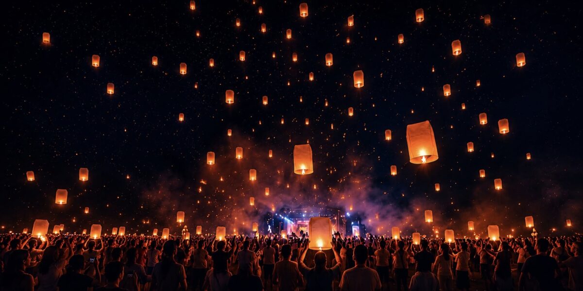 Wilmington Sky Lantern Festival by Ascent