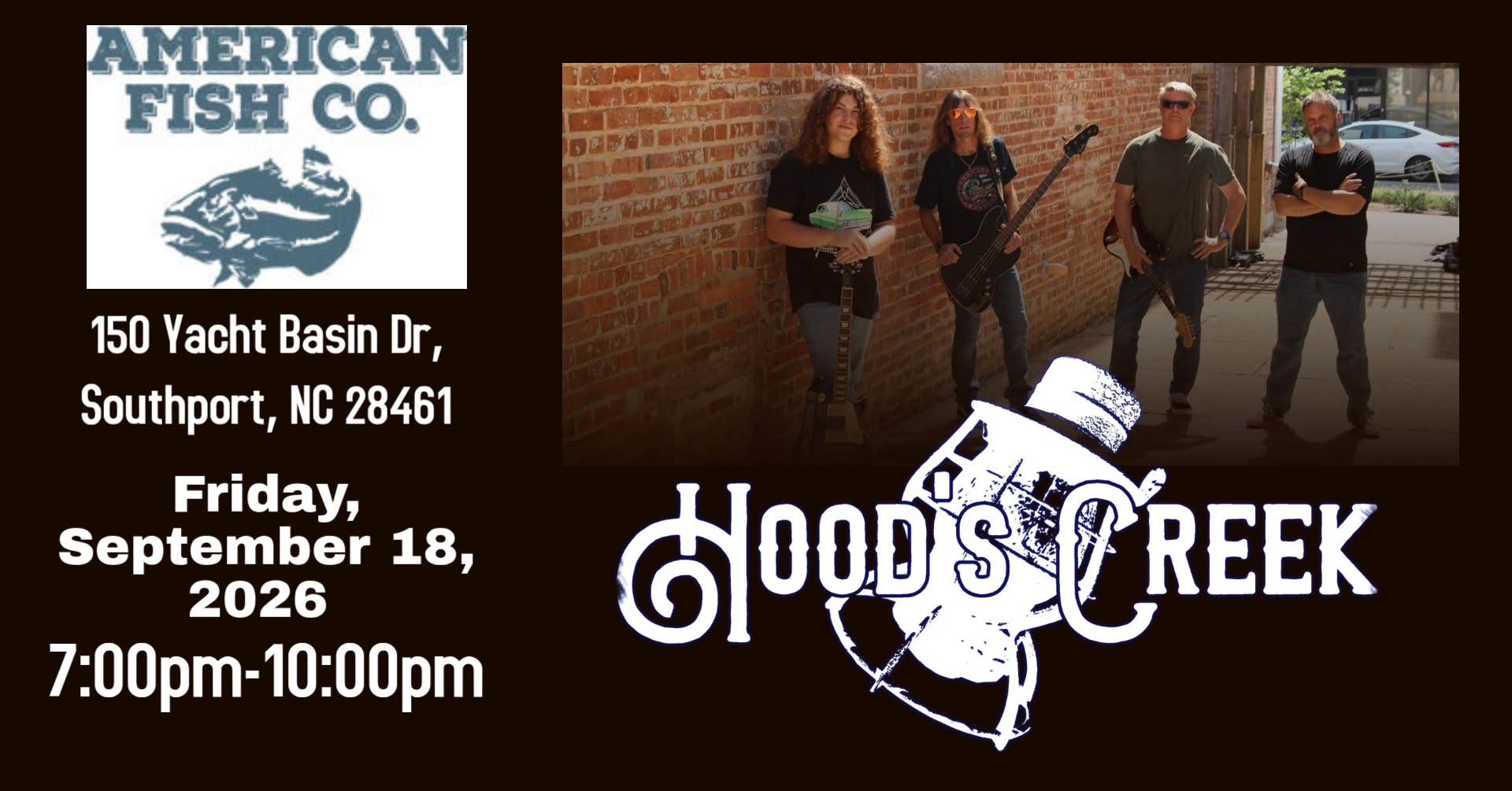 Hood’s Creek Live at American Fish Company