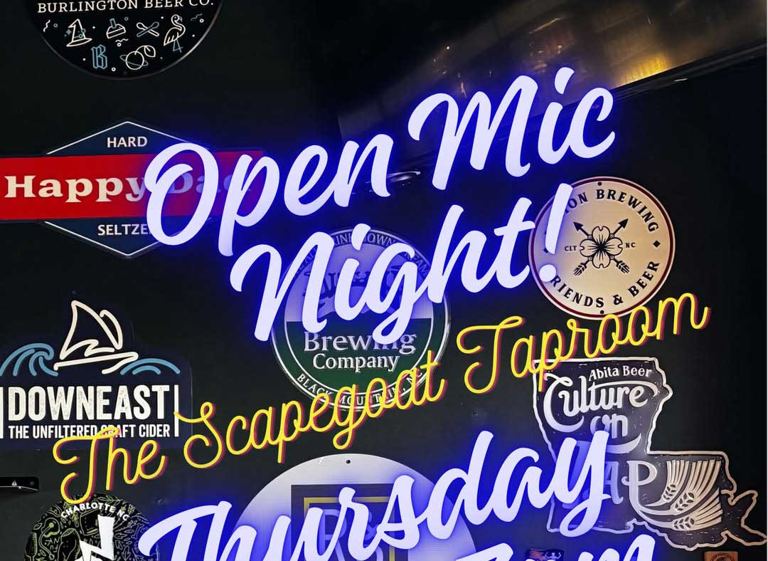 First Thursday Open Mic at Scapegoat Taproom