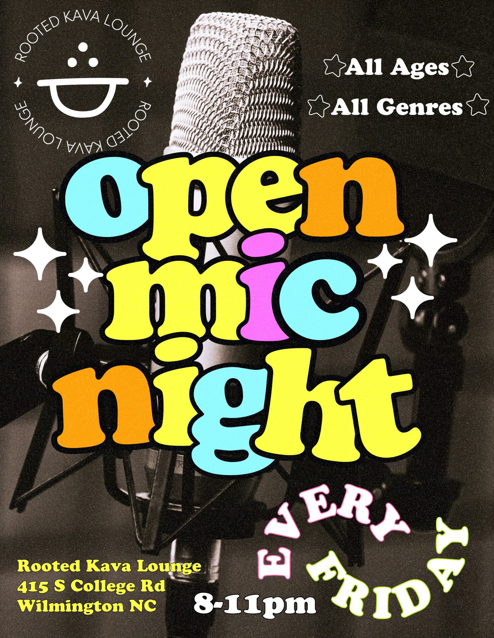 Open Mic at Rooted Kava — 10/23