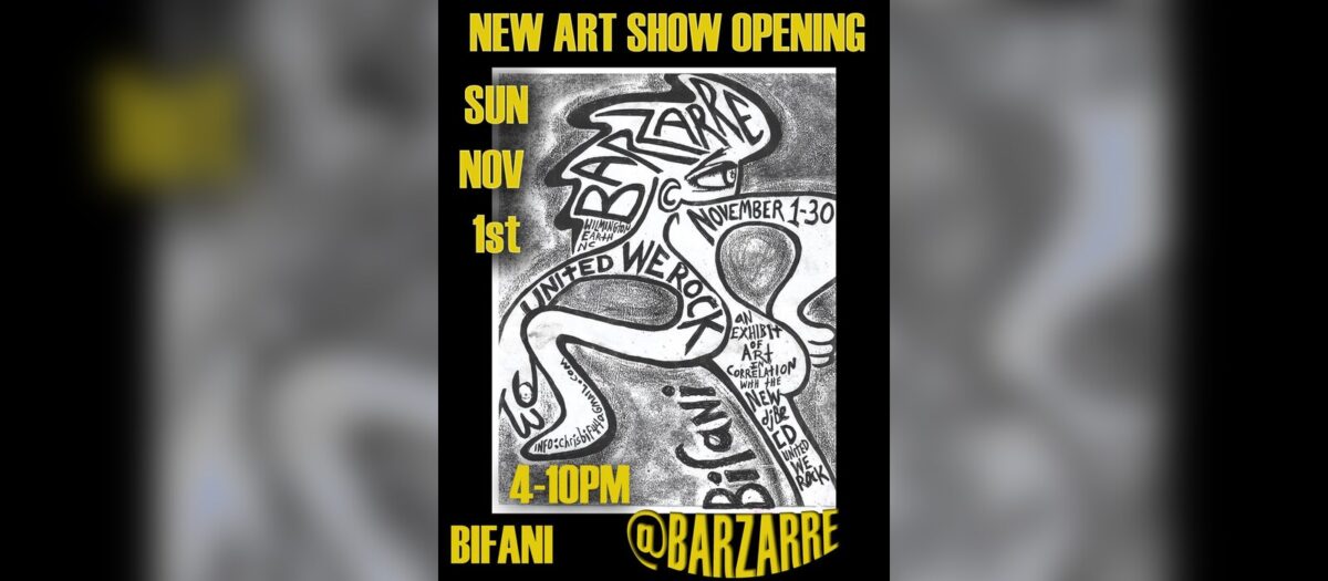 Christopher Bifani – UNITED WE ROCK Art Exhibit Opening