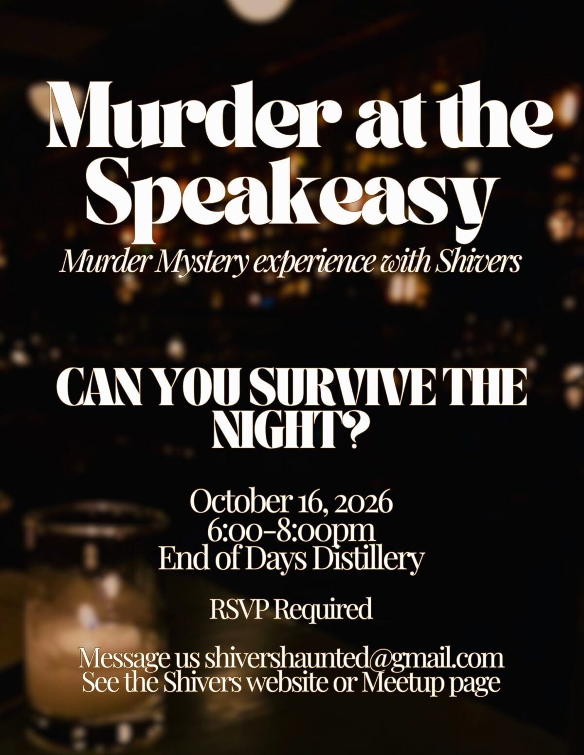 Murder Mystery: Murder at the Speakeasy