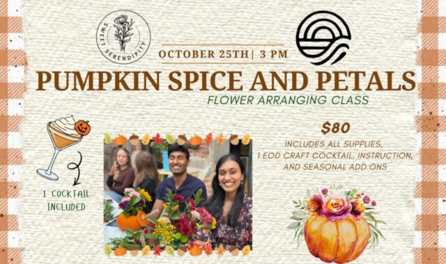 Ticketed Event: Blooming Pumpkin Floral Class with Serendipity Flowers