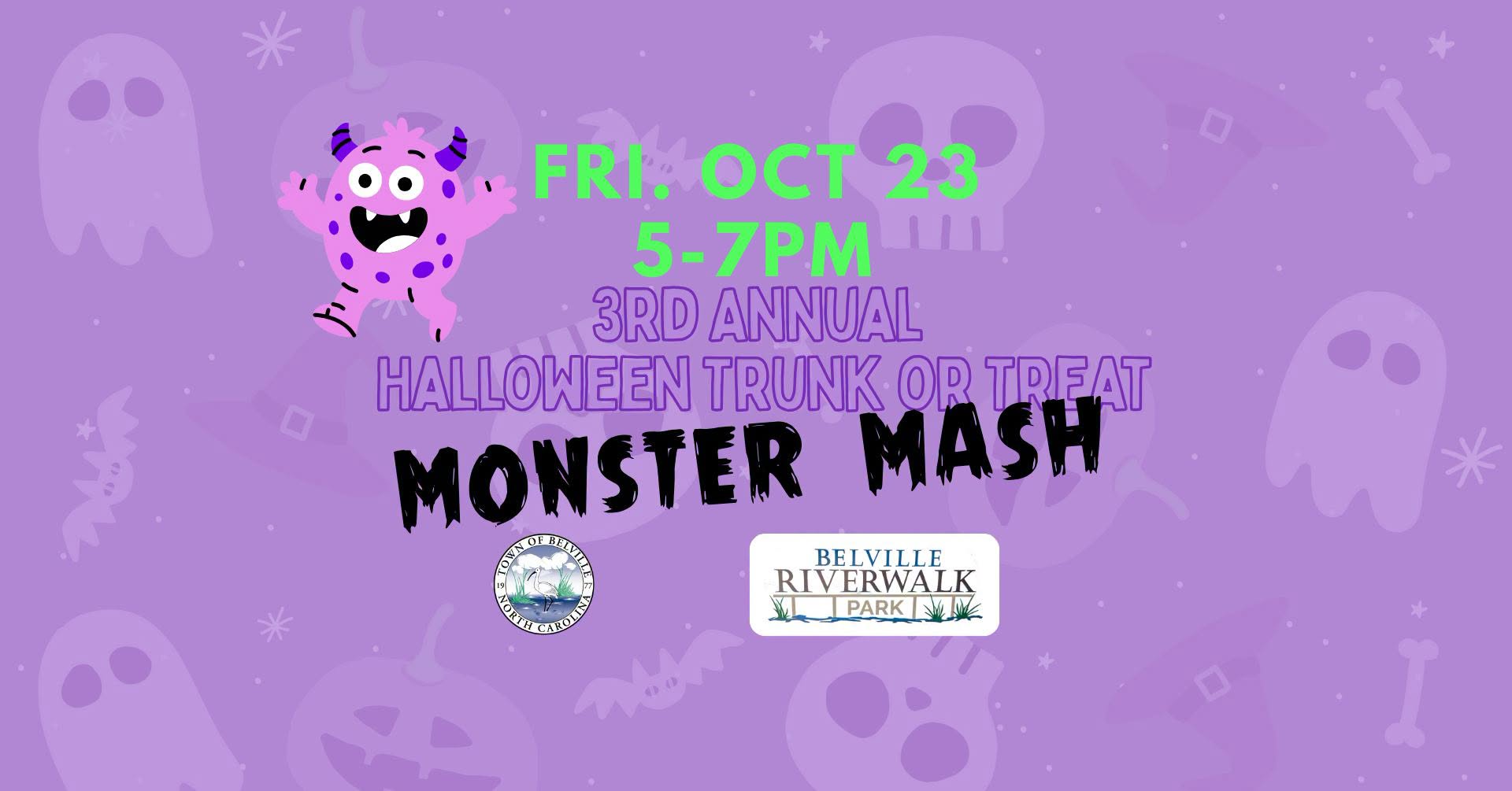 Halloween Trunk or Treat Monster Mash