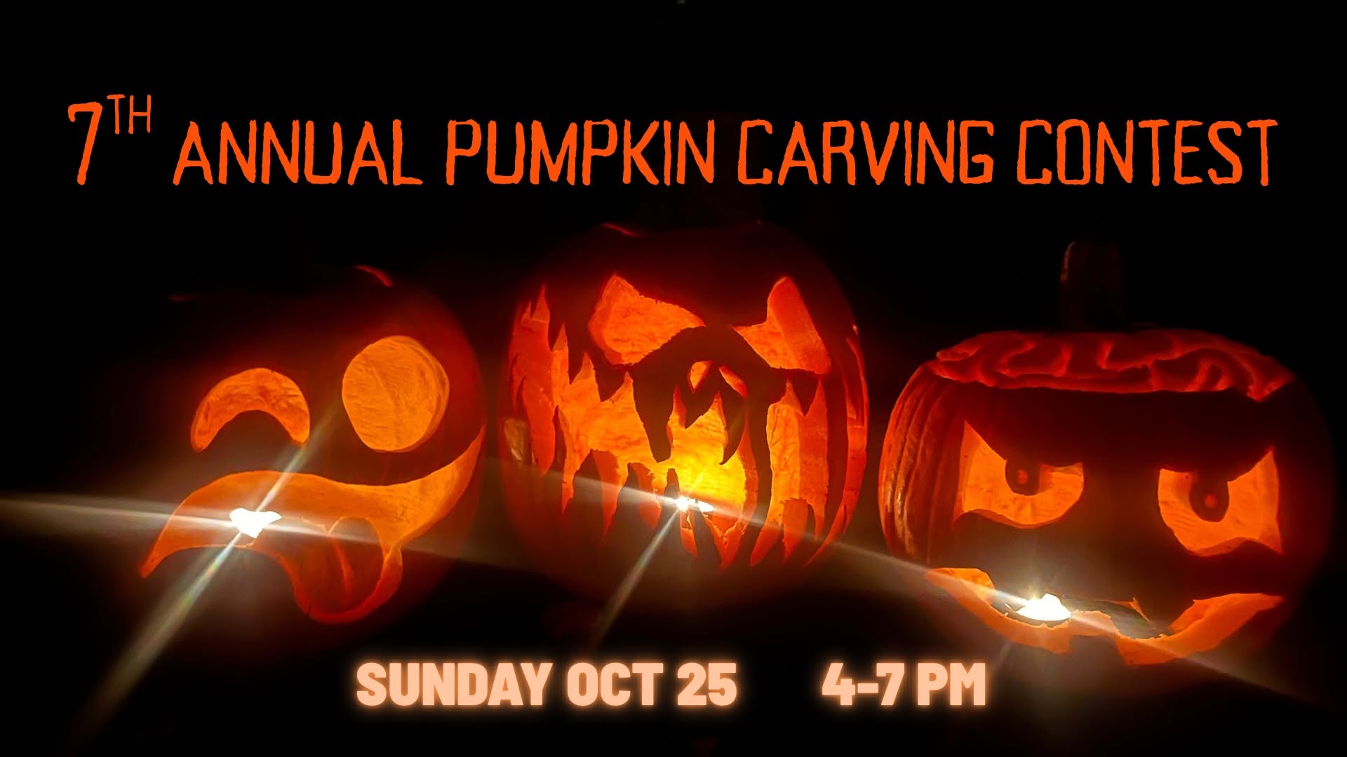 7th Annual Pumpkin Carving Contest